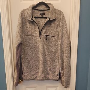 J. Crew Men's Heathered Zip-Up Sweater